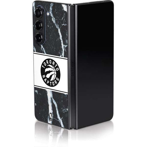NBA Toronto Raptors Marble Galaxy Z Fold5 5G Skin